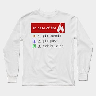 Git on Fire Long Sleeve T-Shirt